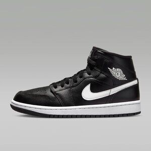 7W/5.5M - [NEW] Women's Air Jordan 1 Mid Shoes White DV0991-001‎